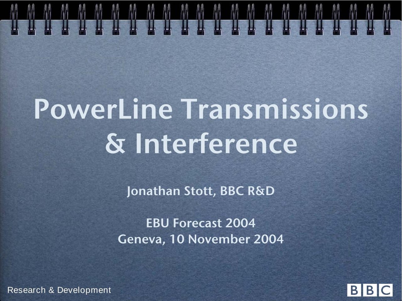 Power Line - Transmissions and Interference