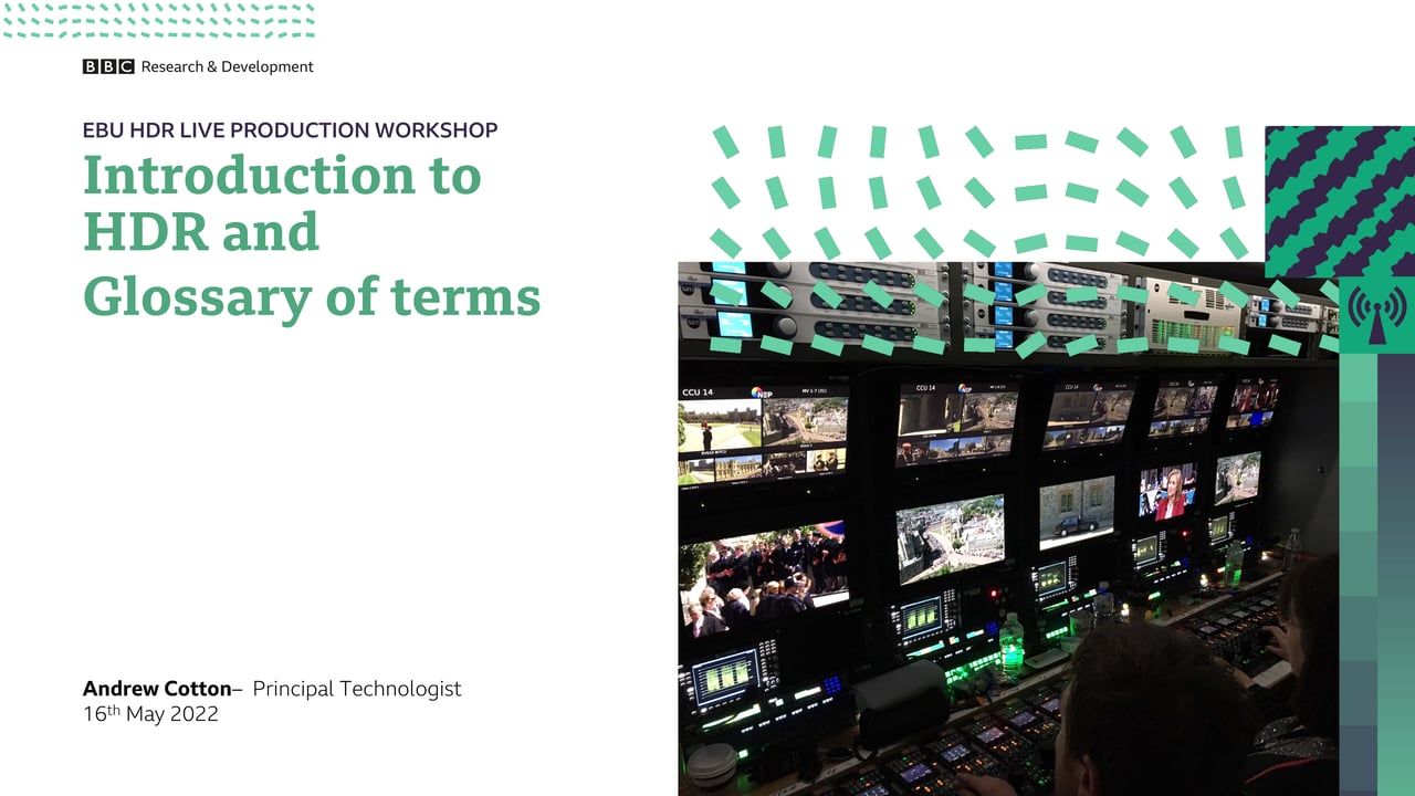 HDR Introduction & Glossary of Terms