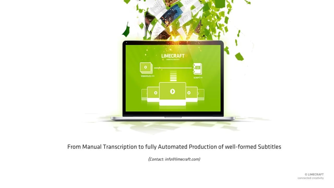 Fully automated subtitles production