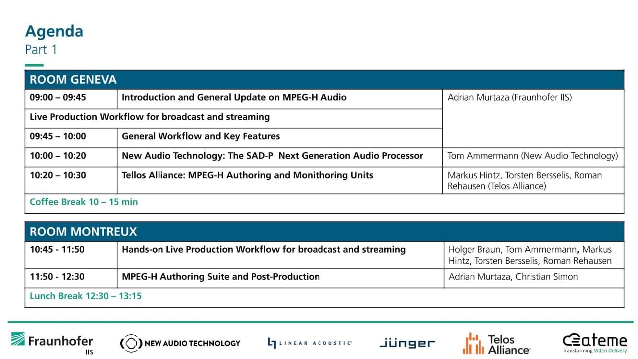 Introduction and general update on MPEG-H Audio