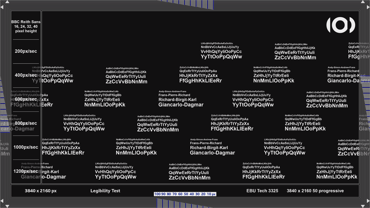 Performance measurement of Studio monitors - Test pattern 6