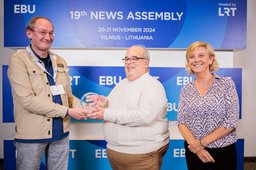 Dutch broadcaster NOS wins 2024 Gunnar Høidahl Award for contributions to Eurovision News Exchange 