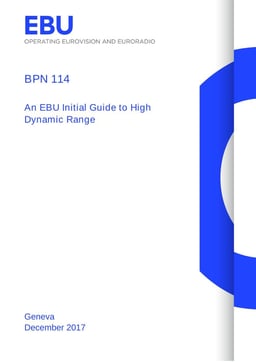 EBU BPN 114 EBU Guide to HDR