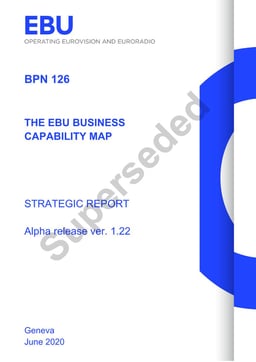 EBU BPN 126 EBU Business Capability Map