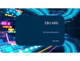 MXL SDK Deep Dive