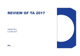 TA 2017 - Conference wrap-up