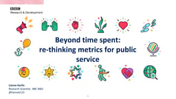 New forms of value – metrics other than “time spent”