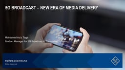 5G broadcast media delivery