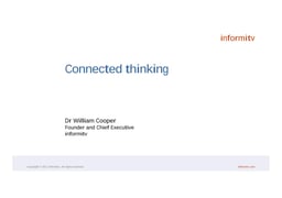 Connected thinking