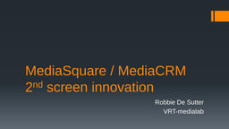 MediaSquare and MediaCRM