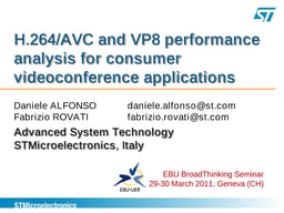 H.264AVC and VP8