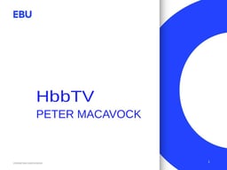 New developments with the HbbTV 2.0 spec