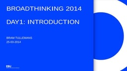 Introduction & demo pitches