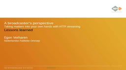 Taking matters into your own hands with HTTP streaming