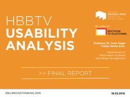 Usability analysis of HbbTV