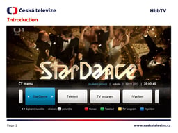 Czech Television application highlights
