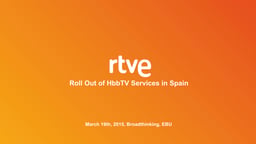 Roll-out of HbbTV services in Spain