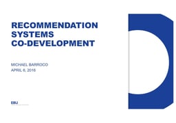 Public service media recommendation system co-development