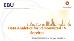 Data analytics for personalized services