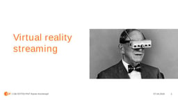 Virtual reality streaming