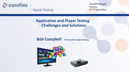 Application and player testing: challenges and solutions