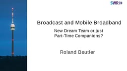 5G opportunities for broadcasters