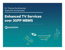 Enhanced TV services over 3GPP MBMS