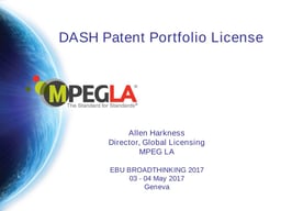 DASH licencing terms explained