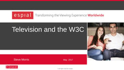 Television and the W3C