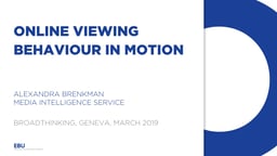 Online viewing behaviour in motion