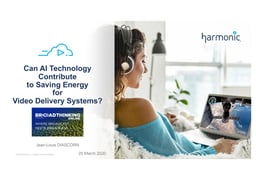 Can AI contribute to saving energy for video delivery systems?