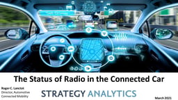 Strategic overview and car platform expectations