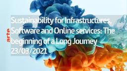 Sustainability for Infrastructures, Software and Online services: The beginning of a Long Journey