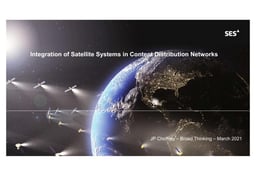 Backhauling using satellite to complement CDNs