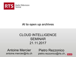 AI to open up the archive