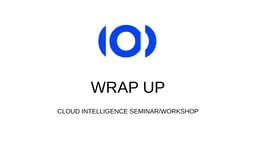 Cloud Intelligence Seminar 2017 - Wrap-up