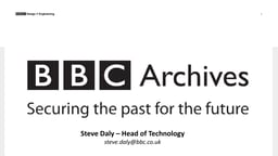 BBC Archives during COVID-19