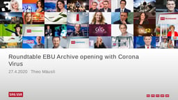SRG/SSR Archives during COVID-19