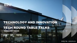 EBU Technical Activities following COVID-19