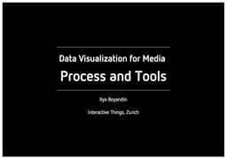 Data visualization for media: process and tools
