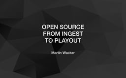 Open source TV play-out
