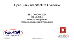 OpenStack: Architecture overview