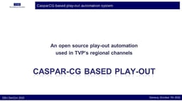A CasparCG-based play-out solution
