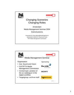 Changing Sceneries Changing Roles
