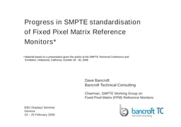 SMPTE activities