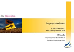 Display interfaces