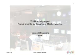ITU-R Activities