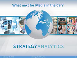 What's next for media in the car?