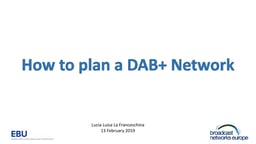 How to plan a DAB network