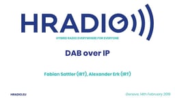 DAB+ over IP